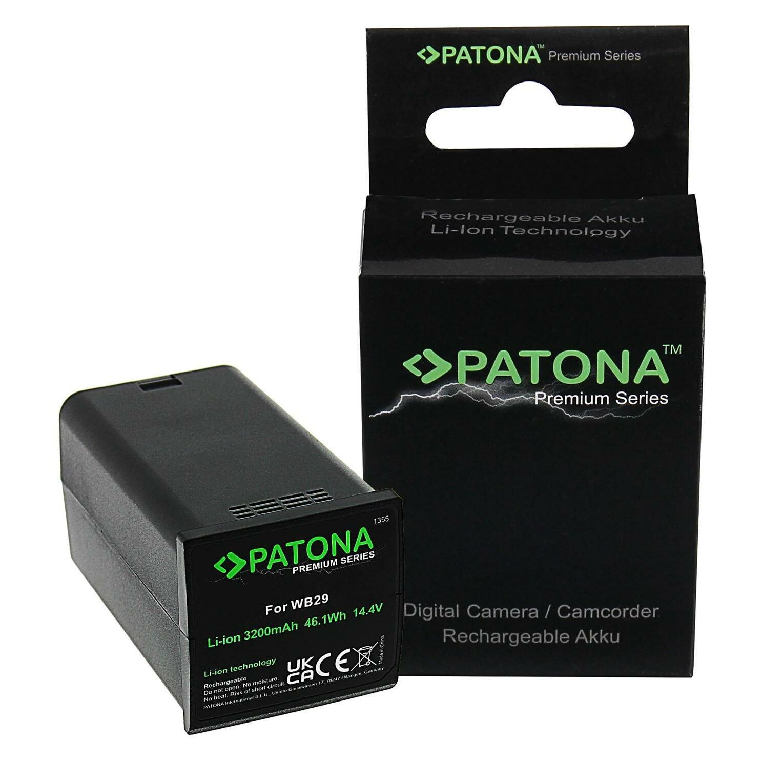 Patona Premium Akku Godox WB29 (Kamera Akku) (1355)