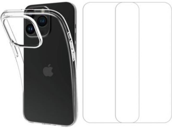 Essentielb - Coque Iphone 15 Pro Max Coque + Verre Trempé
