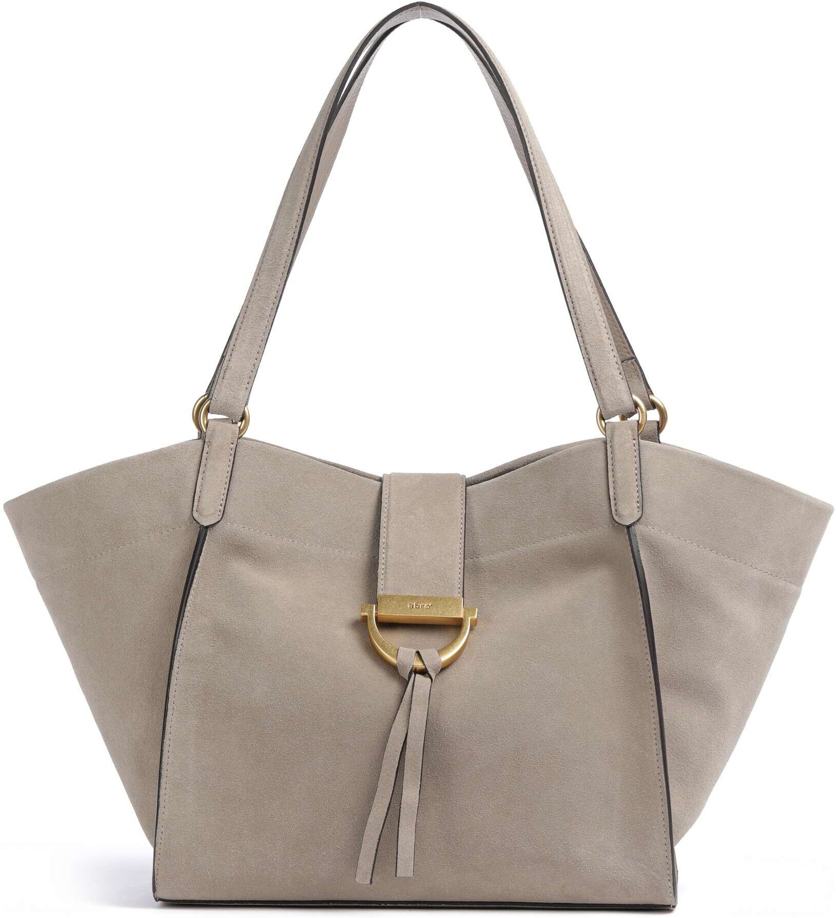 Abro Suede Temi   Tote bag   beige