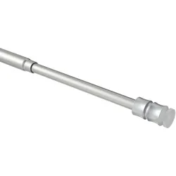 KLEMMSTANGE / SCHEIBENSTANGE Flexo 60-90 cm, 8 / 6 mm Ø, Silbergrau