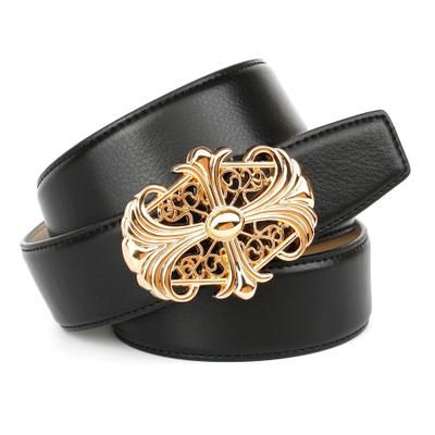 Ledergürtel ANTHONI CROWN, Damen, Gr. 95, schwarz, Leder, unifarben, Gürtel Ledergürtel, mit Unterführung und glänzender Schließe