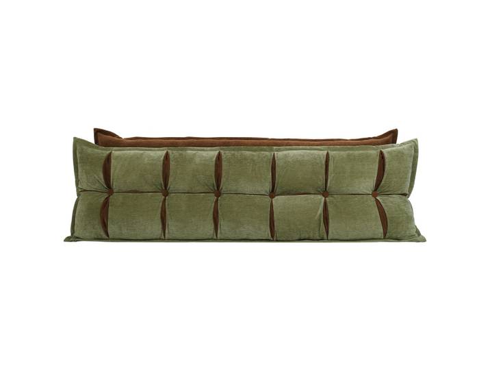 Vercart Rückenkissen Dekokissen Doppelschicht, Grün, Füllung: Polyester, 200x48x32 cm, Heimtextilien, Wohntextilien, Kissen, Zierkissen