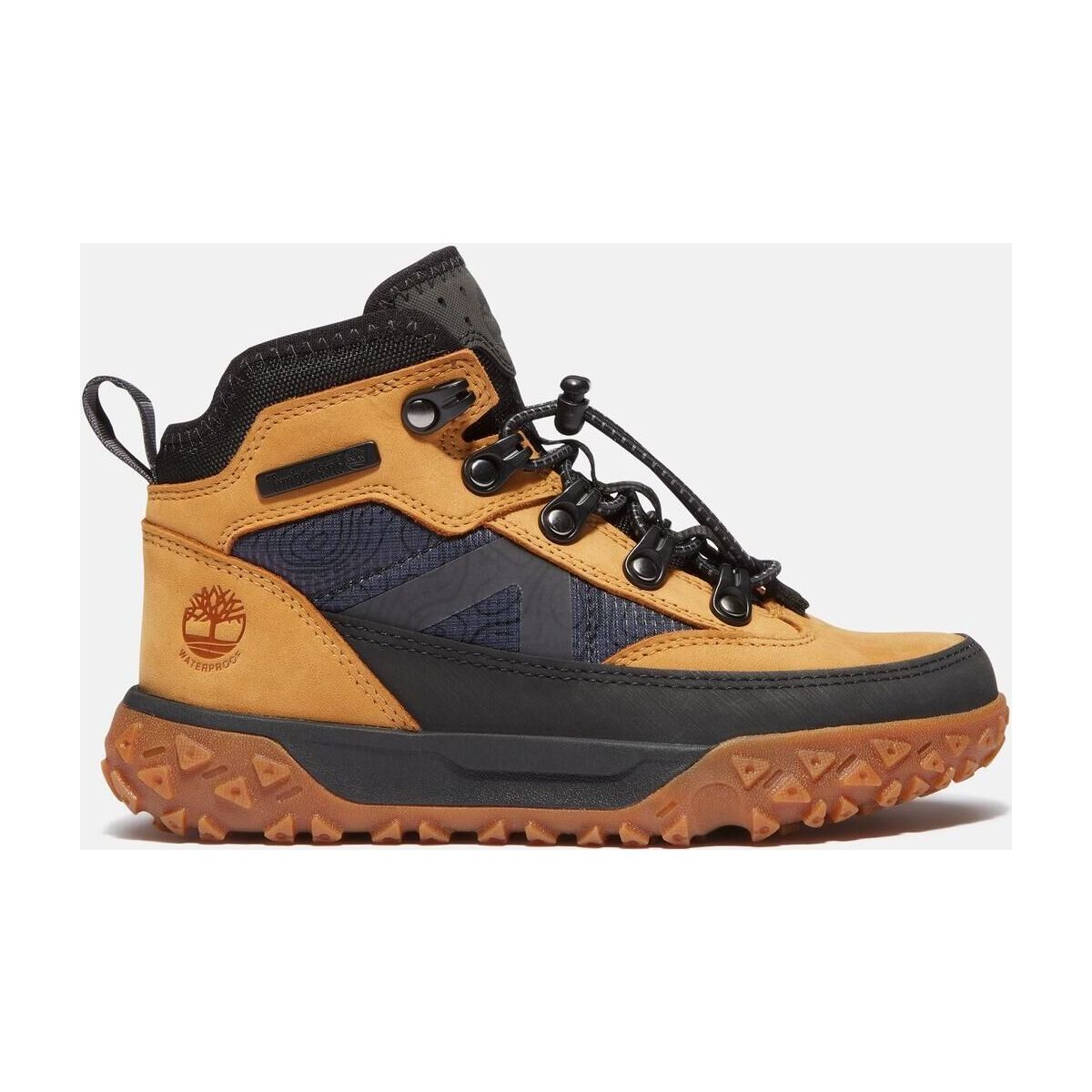 Timberland Kids Mid Bungee Waterproof Sneaker wheat 2 TB1A649C2311-2