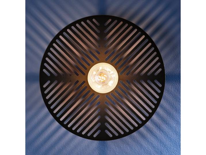 Waterlily Wandlampe schwarz - MARKET SET - Wohnzimmer - Design - Metall - Rund
