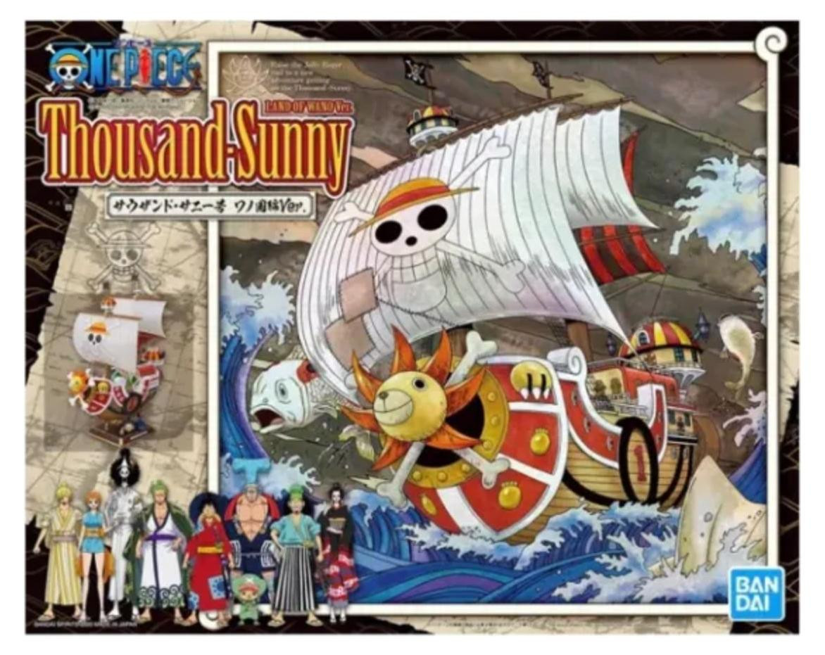 Bandai Thousand Sunny Land uit Wano zeilversie One Piece figuur