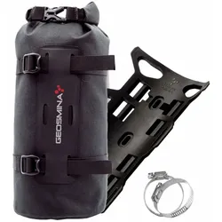 GEOSMINA Gepäckträger + Packsack | 5,5 Liter | schwarz