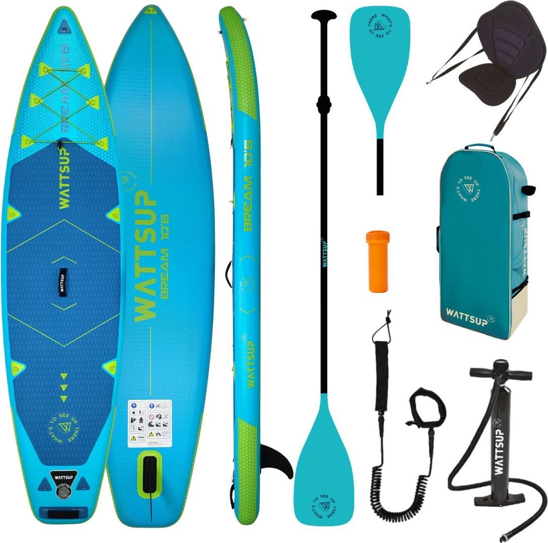 Sup WattSUP Bream 10'6 (Combo Kayak) 320x81x15cm (10'6''x32''x6'') - DropStitch - Starr und Robust - 125 kg