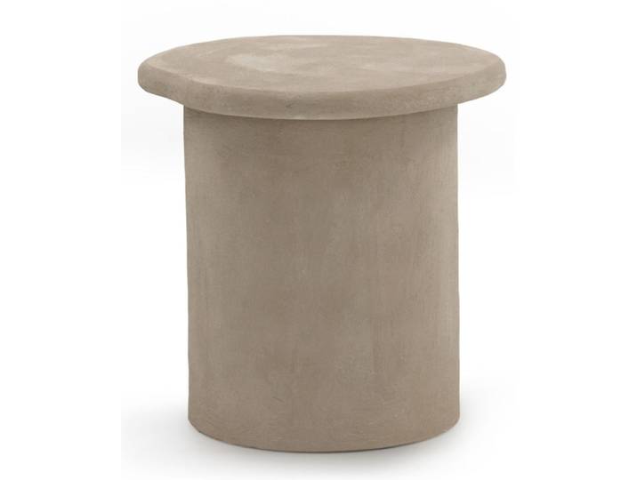 Table basse en polyrésine couleur ciment sable