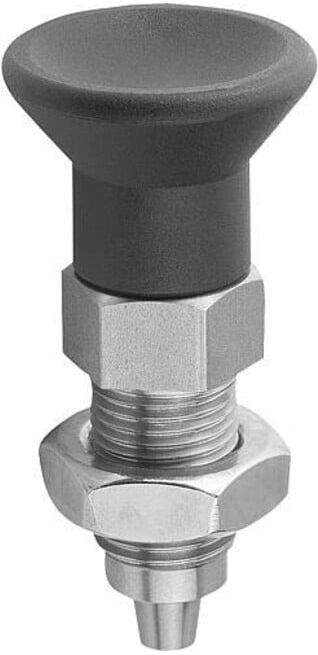 KIPP Goupille d'arrêt Premium avec goupille conique Gr. 3 D1=M16x1,5 D=8 (K0736.502308)