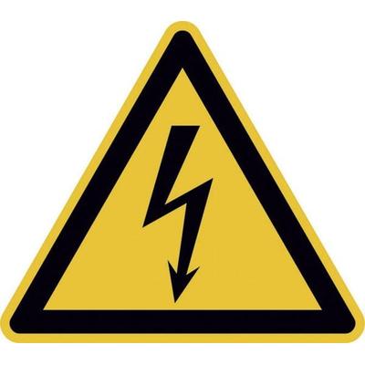 Warnschild Elektrische Spannung Folie selbstklebend 200mm ISO 7010 1St.