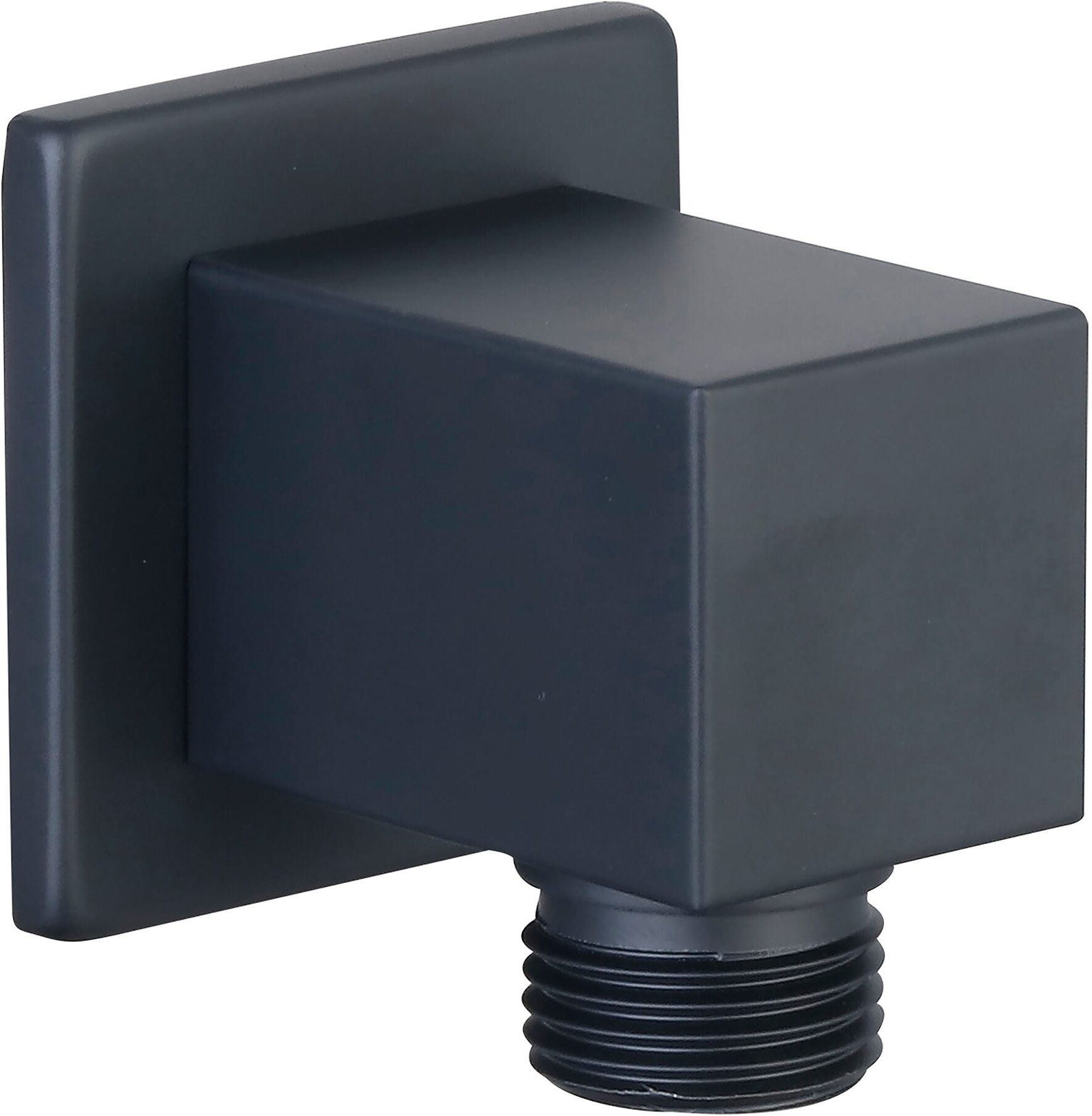 Tecom PRESA ACQUA  QUADRA NERO OPACO IN OTTONE M1/2"