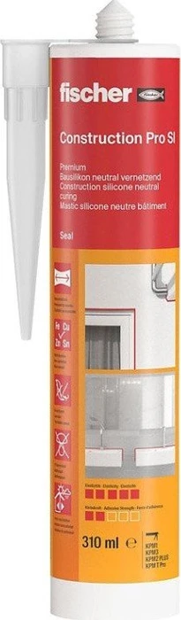 Fischer Bausilicon DBSA W 310ml (weiß, RAL 9003)