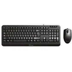 MediaRange Tastatur-Maus-Set (kabelgebunden) »MROS108« schwarz