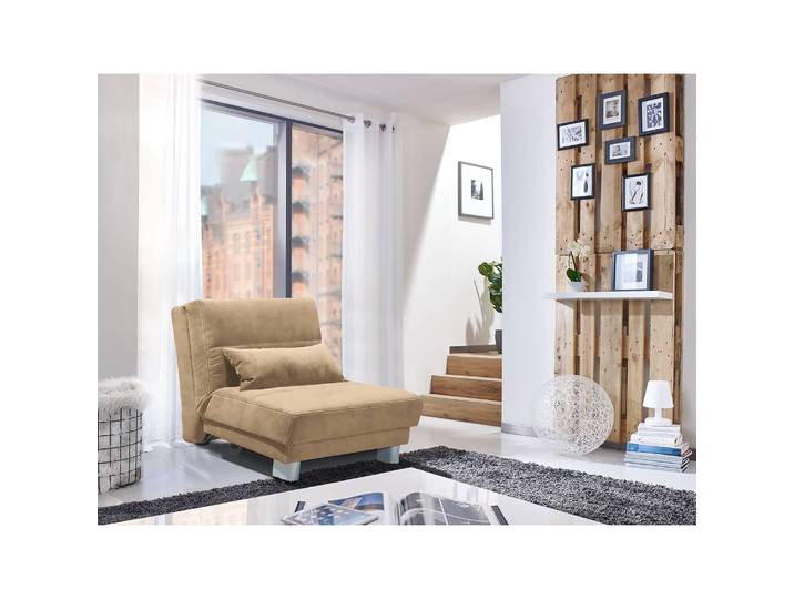 Fauteuil convertible Rakir Beige Microfibre Enza 80 x 86 x 95cm