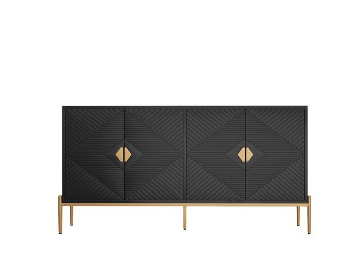 Buffet Moderne 162×40×80 Cm Et Meuble De Rangement Pour Salon Salle à Manger Ou Entrée