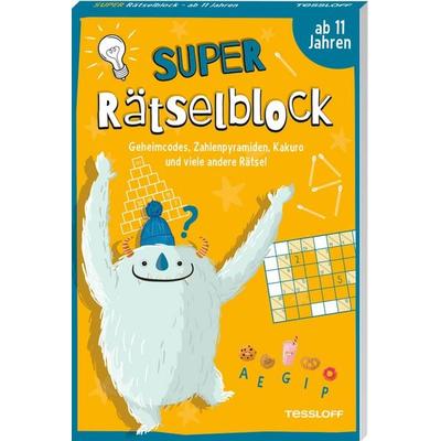 Super Rätselblock ab 11 Jahren. Geheimcodes, Zahlenpyramiden, Kakuro und viele andere Rätsel, Taschenbuch von Stefan Heine, Tessloff Verlag Ragnar