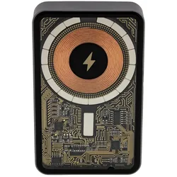 Patona Powerbank PD20W 10000mAh Magsafe (10000 mAh, 20 W, 38.50 Wh), Powerbank, Schwarz