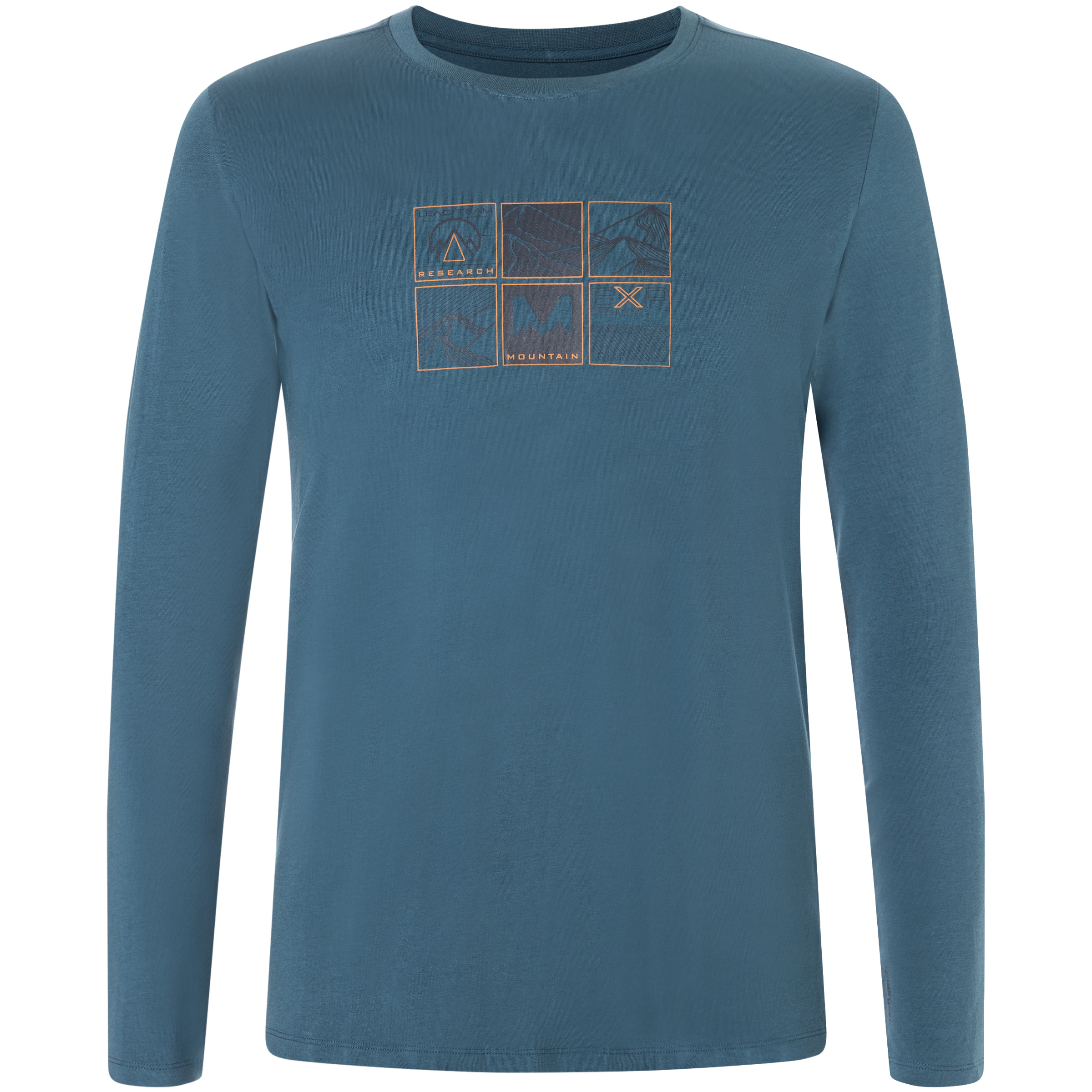 Bergzeit Basics Bergzeit Herren Longsleeves blau Größe L Trekking