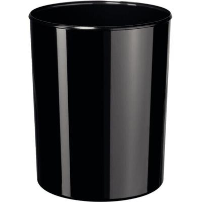 HAN Papierkorb Elegance schwarz 13 Liter, hochglänzend