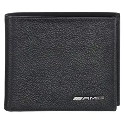 Mercedes-AMG Geldbörse Leder schwarz B67960240 - ca. 12 x 2 x 9.5 cm
