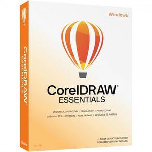 Corel Grafiksoftware DRAW Essentials 2024, Windows, Lizenz-Code, Vollversion