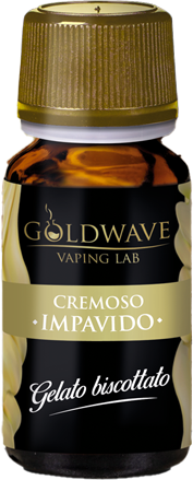 Goldwave Impavido Liquido Aroma 10 Ml Biscotto Gelato Cioccolato Bianco