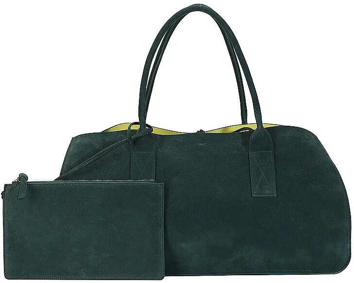 JULIA SKERGETH Ledertasche - Tote Bag TAKEAWAY BAG Large dunkelgrün EG