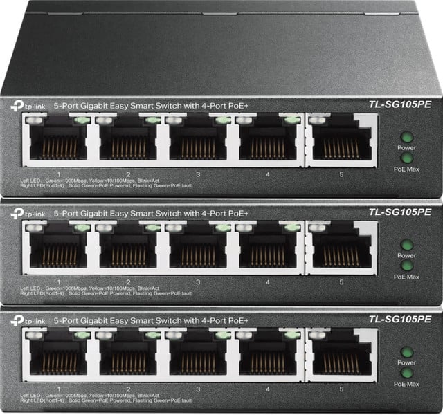 TP-Link TL-SG105PE 3-Pack