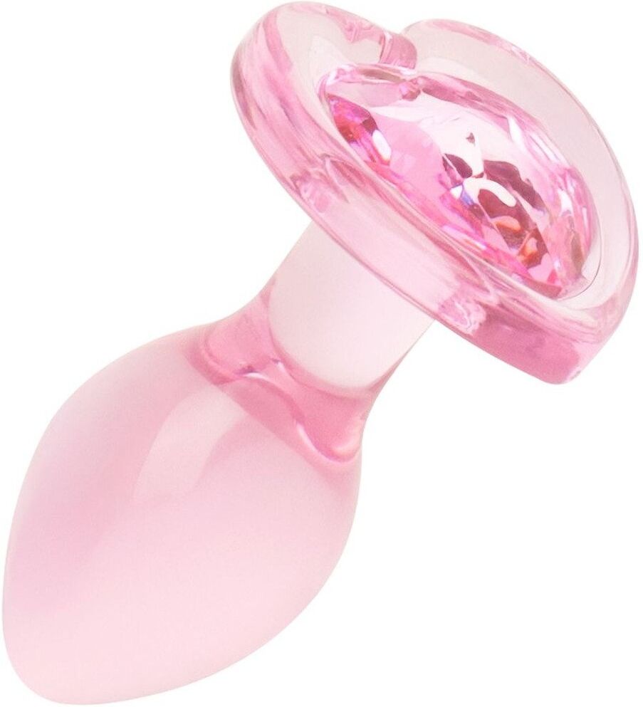 Easytoys Online Only Plug anal en verre lisse et élégant 7 cm