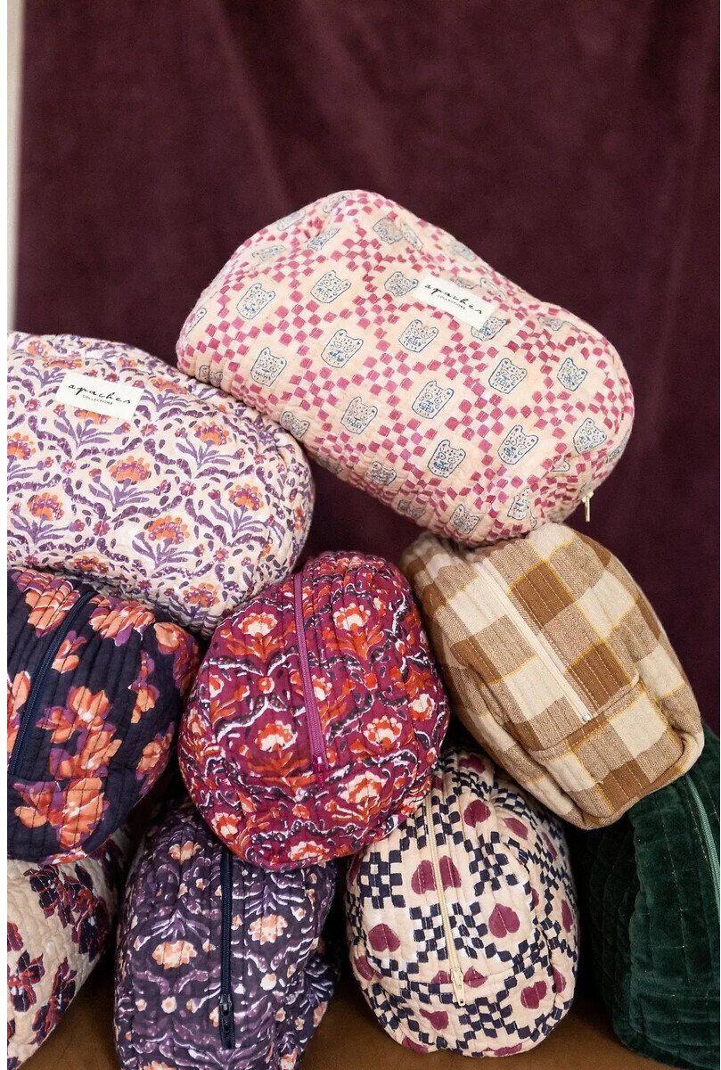 APACHES COLLECTIONS Trousse de toilette, imprimé carreaux, GAYANE