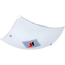 Design Decken Lampe Wohn Zimmer Beleuchtung  Wand Leuchte Glas Dekor Motiv Flamme EGLO 32173