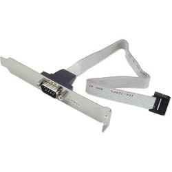 Lindy 33135 Serien-Kabel Grau 0,26 m DB-9