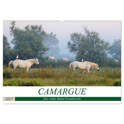Camargue - Der wilde Süden Frankreichs (Wandkalender 2027 DIN A2 quer), CALVENDO Monatskalender