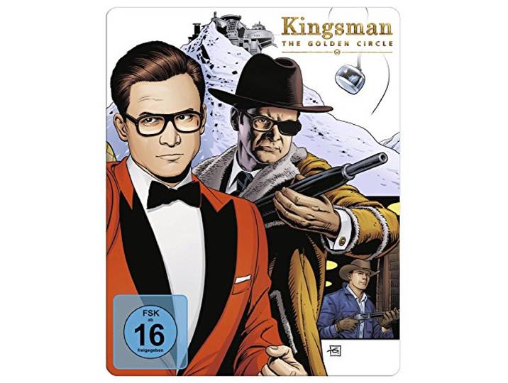 Kingsman: The Golden Circle Steelbook [Blu-Ray] [Region B] (Dutch subtitles)
