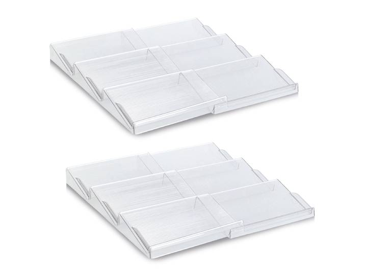 Gewürz-Schubladen-Set Nabiu 2er-Set 20 x 3 x 41cm Durchsichtig