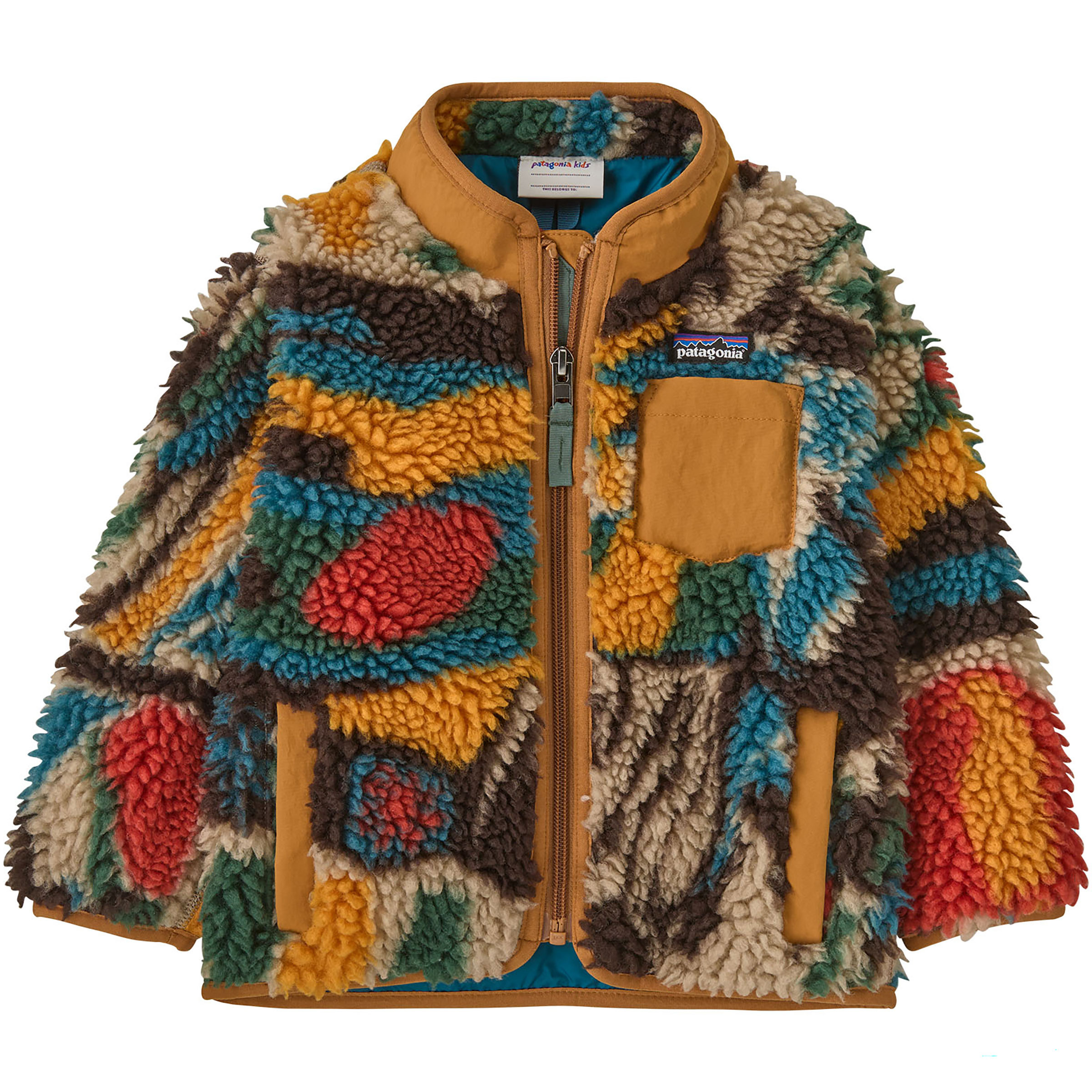 Patagonia Baby Retro-X Kinder Fleecejacke braun Größe 97 Lifestyle Windabweisend Wasserabweisend