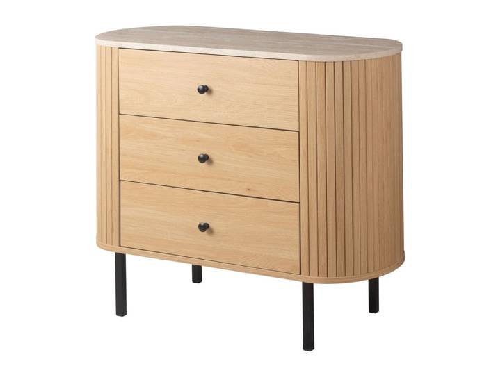 Commode bois à tiroirs design