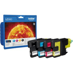 Brother LC-980 ValuePack CMYK Tintenpatronen