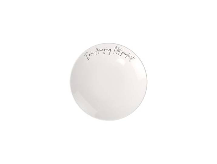 Villeroy & Boch – Statement Frühstücksteller Amazing Not Perfect 21X21X2,5 Cm, Weißer Porzellan Teller