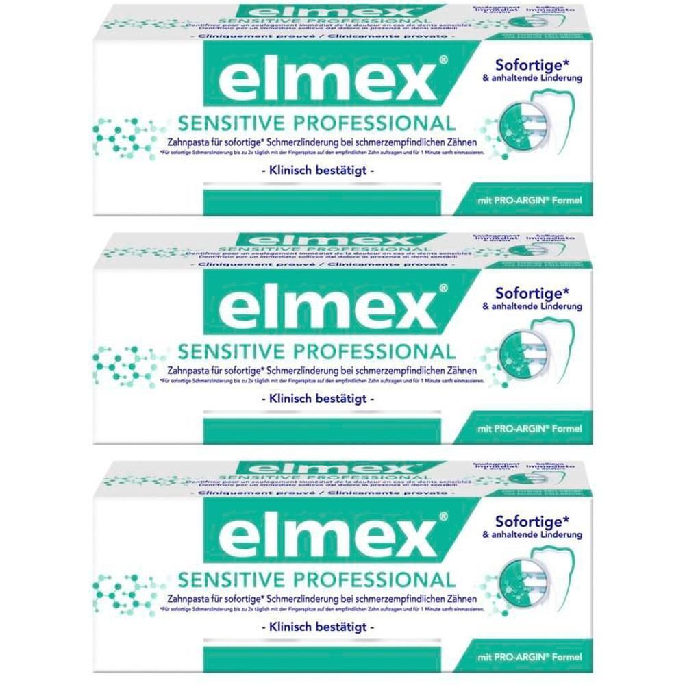Elmex Sensitive Professional Zahnpasta x3 3x20 ml