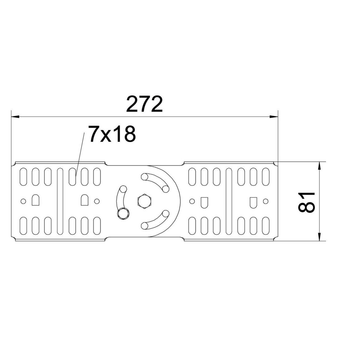 OBO Bettermann OBO BETT. Gelenkverbinder SH 85mm RGV 85 FT (Kabel Zubehör) (7082320)