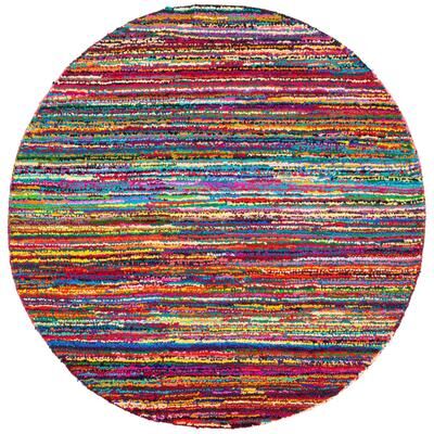 SAFAVIEH Handmade Nantucket Amande Contemporary Cotton Rug