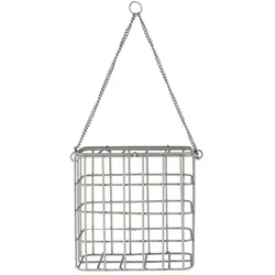 IB Laursen Vogelfutterhänger Länglich aus Metall für Meisenknödel, 15,5 x 8,3 x 15,5 cm