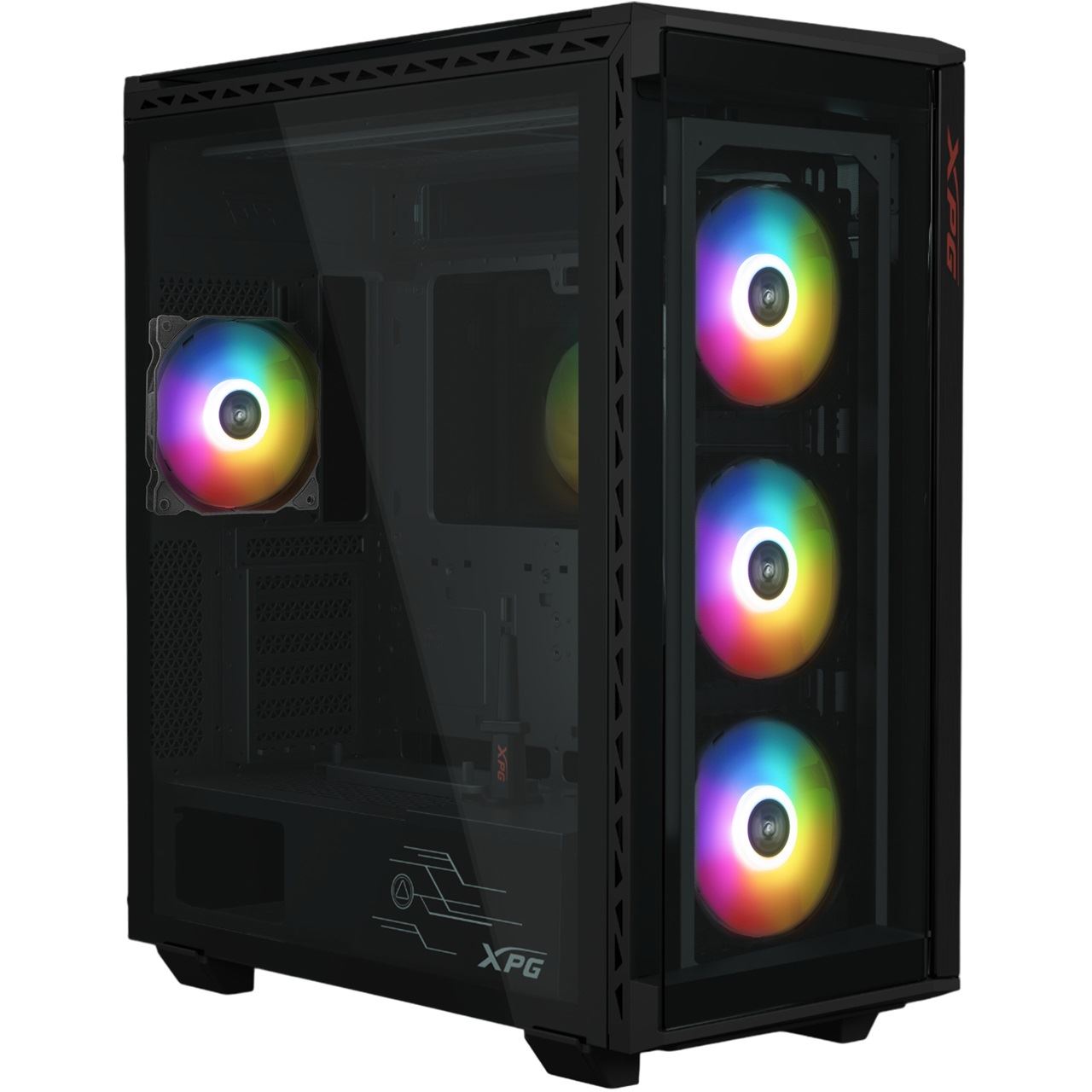 ADATA XPG Battlecruiser II Midi Tower ohne Netzteil schwarz