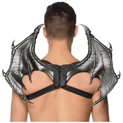 Metamorph Drachenflügel schwarz - Kostümflügel für Fasching