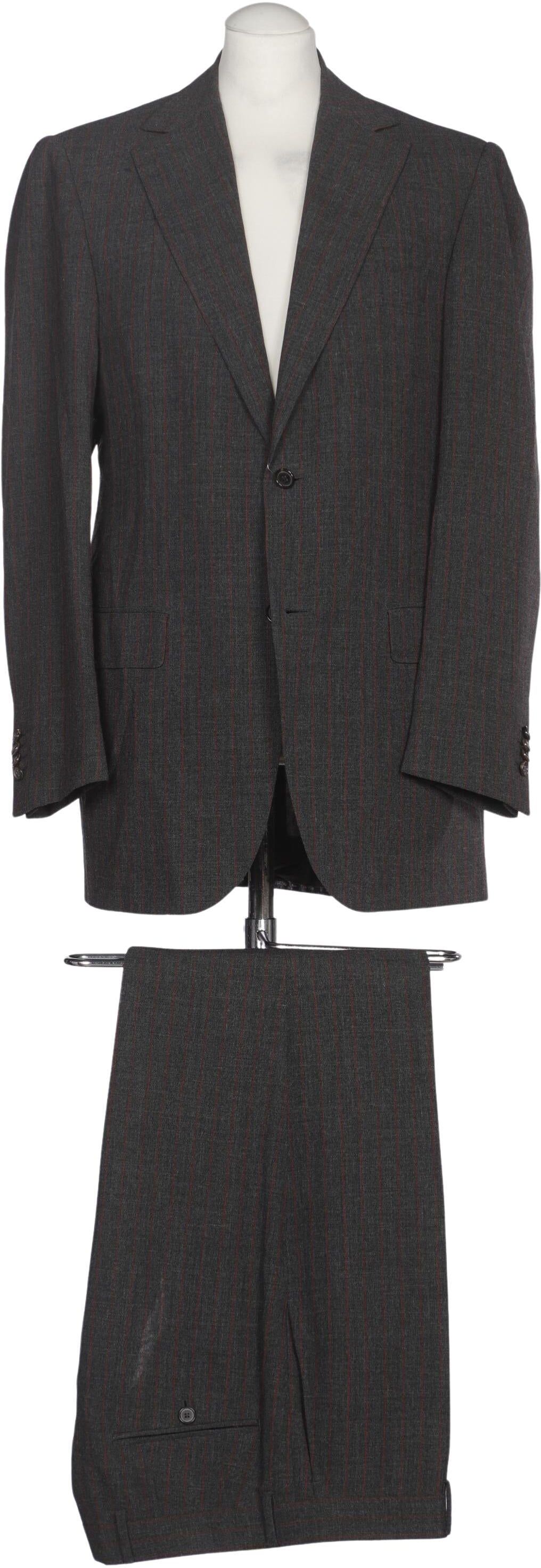 Baldessarini Herren Anzug, Grau, Gr. EU 50, Mohair / Schurwolle / Viskose - Second Hand