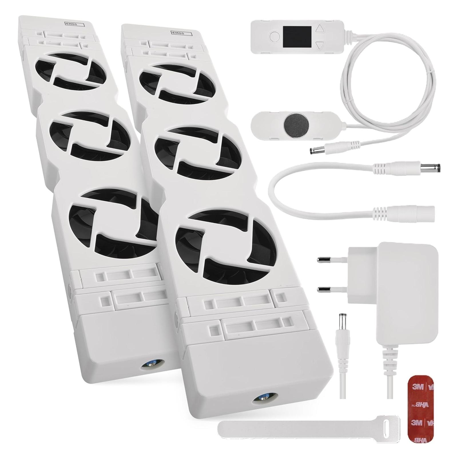 Emos Heizkörperventilator DUO, weiss (P56PR2)