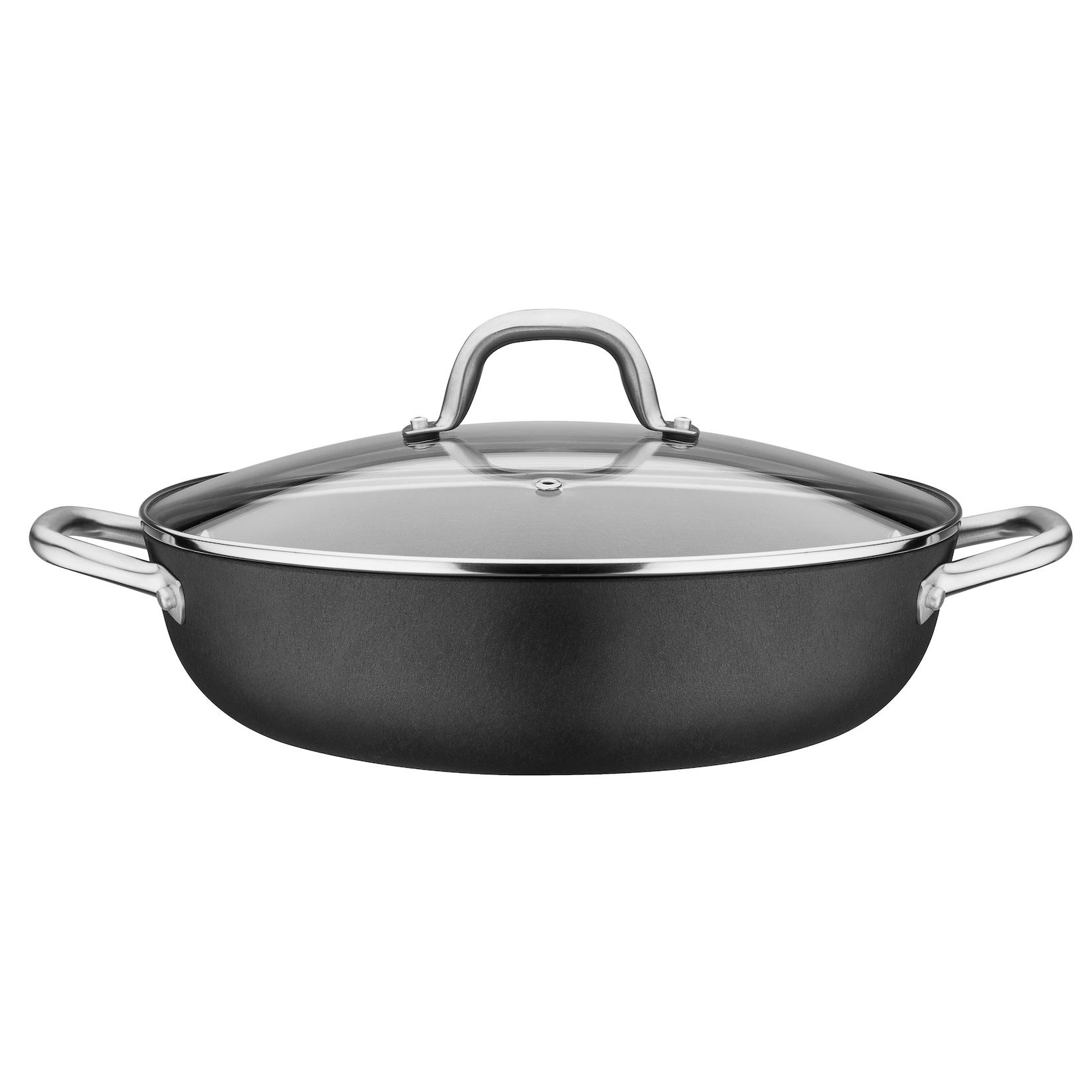 GSW Servierpfanne Robusta 30cm mit Glasdeckel