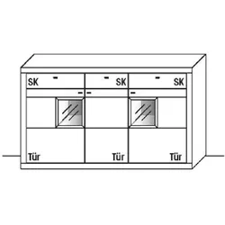 Wöstmann Aurum Highboard 2841
