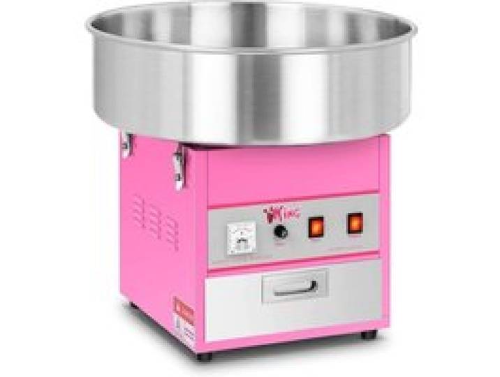 Royal Catering Machine à Barbe à Papa Professionnelle Cuve 52 cm 1200W Acier Inoxydable 52x52x50cm
